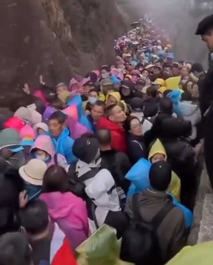 A typical weekend day in China feels like a massive flash mob