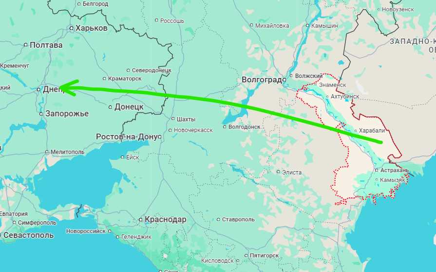 The Launch of an Intercontinental Ballistic Missile on Dnipro