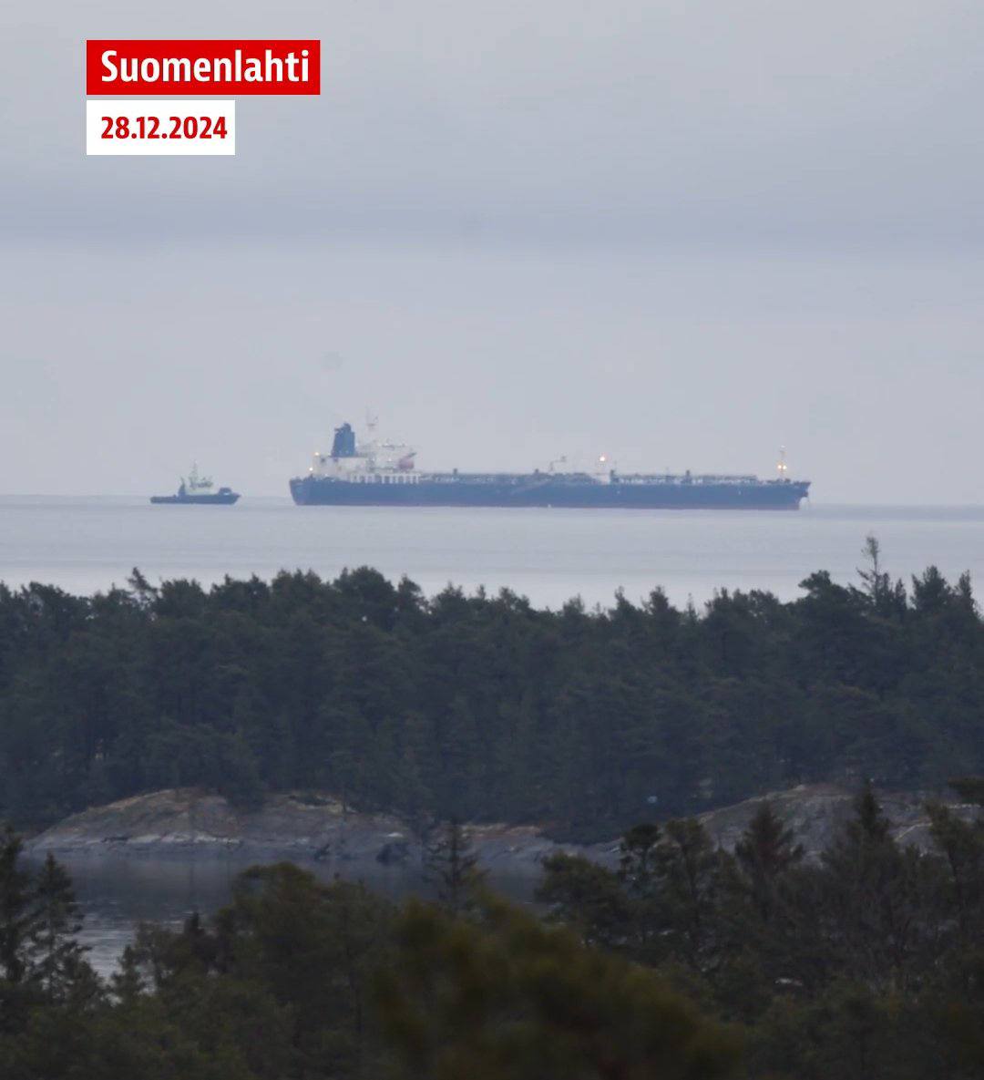 The Finns are relocating the Russian oil tanker *Eagle S*, which was seized earlier in Finnish waters