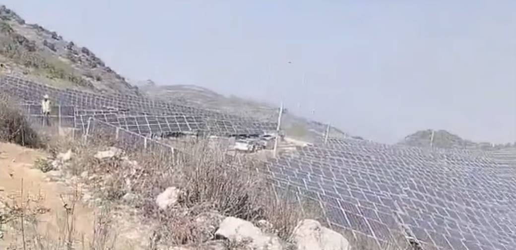 A massive fire broke out in China, caused by a faulty, low-quality solar panel
