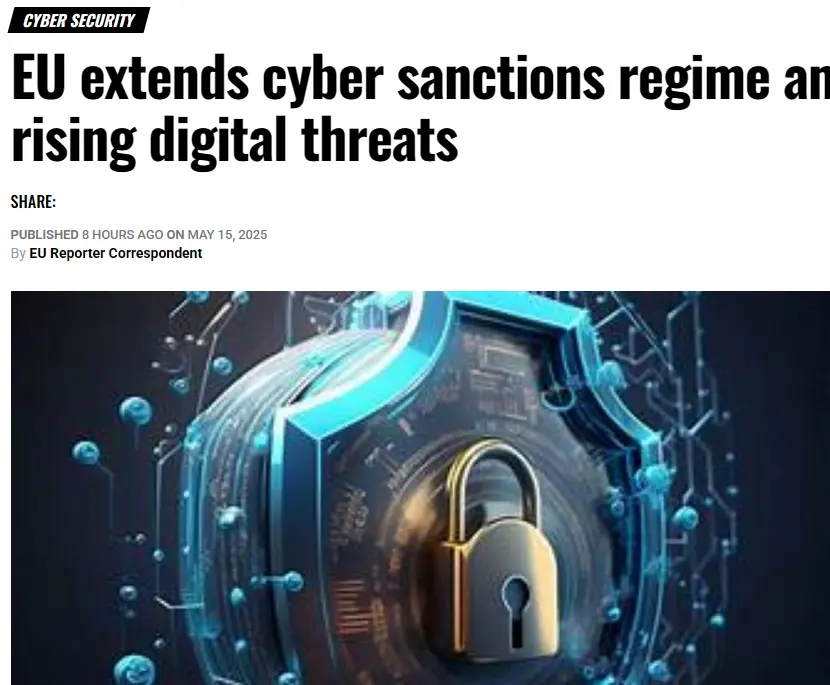 EU Renews Cyber Sanctions to Combat Growing Online Dangers