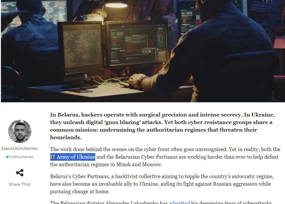Eastern European Digital Activists Unify Diverse Tactics from Precise Intrusions to Broad Offensives in their Stand Against Oppressive Systems