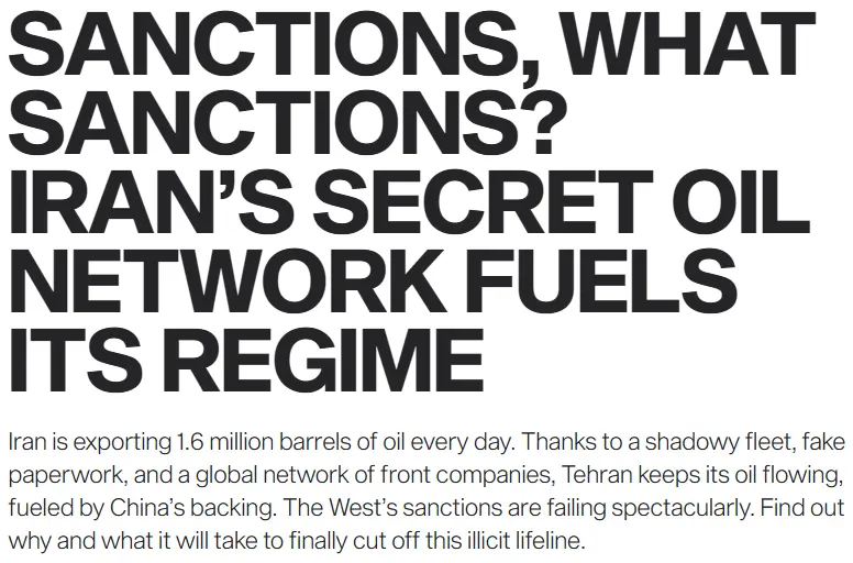 Iran's Oil Boom Defies Western Sanctions: How a Clandestine Network and Chinese Backing Sustain the Regime