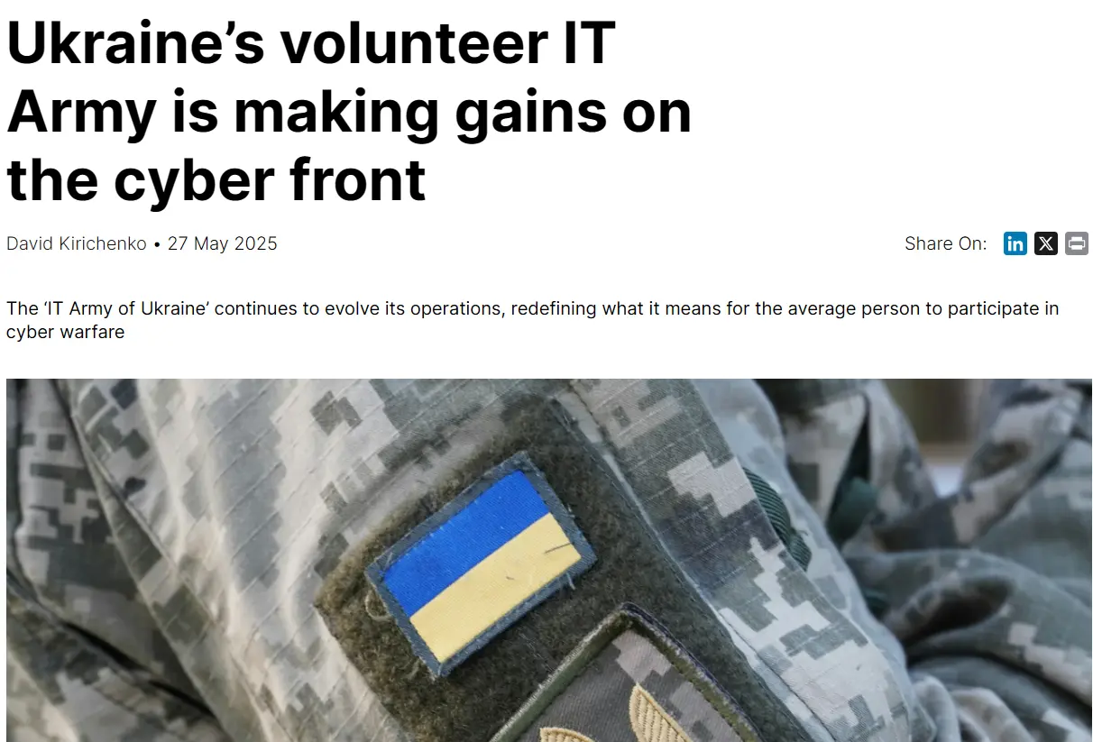 Ukraine's Digital Volunteers Are Redefining Global Cyber Engagement for Ordinary Citizens
