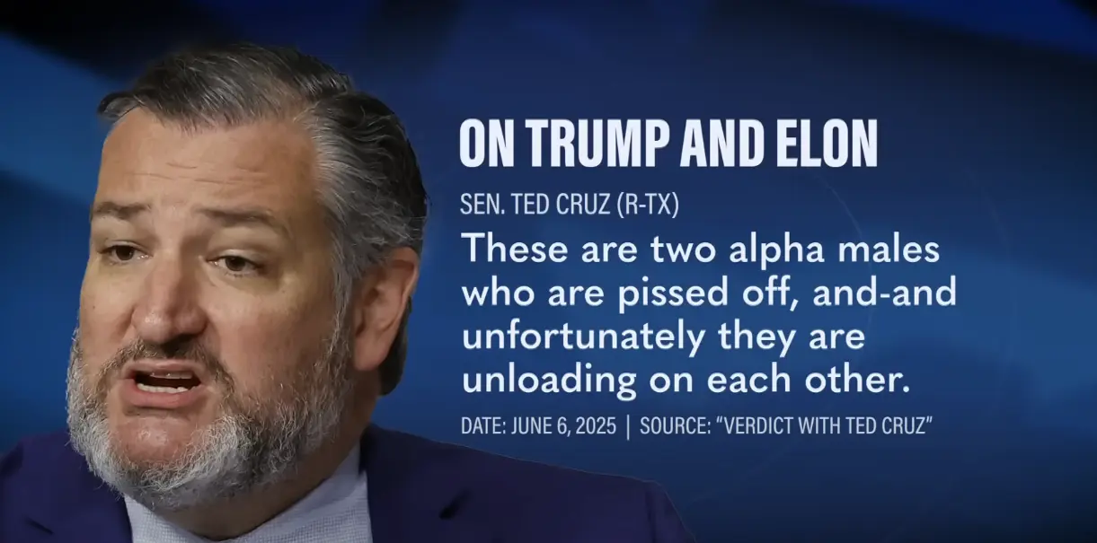 Ted Cruz Explains Why Trump and Elon Are Still Publicly Brawling in the Future