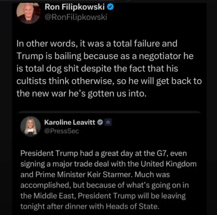A Fake Post About Trump's Triumph at the G7 and a Deal with "Prime Minister" Starmer Goes Viral, Reminiscent of Scandals from Past Summits