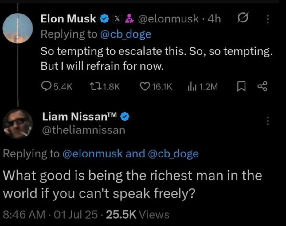 Elon Musk's War Against Donald Trump Ends in Humiliating Surrender