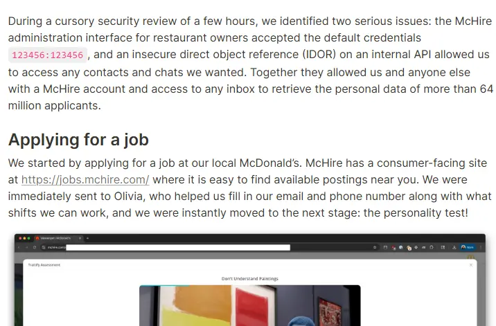 McDonalds Huge Data Leak They Kept Quiet