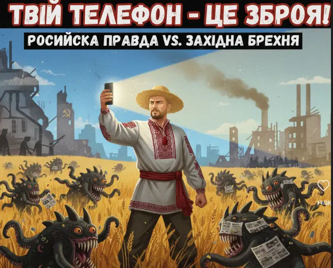 Your Phone is a Weapon: Fighting Russian Propaganda in War