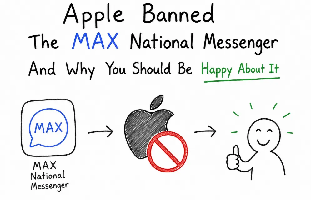 Image for Apple Banned The MAKS National Messenger And Why You Should Be Happy About It