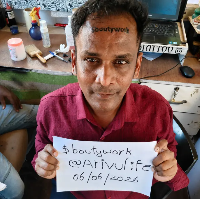A guy from India agreed to get a tattoo on his forehead with the name of the crypto project "Bountywork" for a reward of $2,400. The only problem is that the word was misspelled for the poor guy, omitting the letter N. Because of this mistake, the organizers refused to pay the money, and the Indian man was left both without the funds and with a forehead tattoo for the rest of his life.