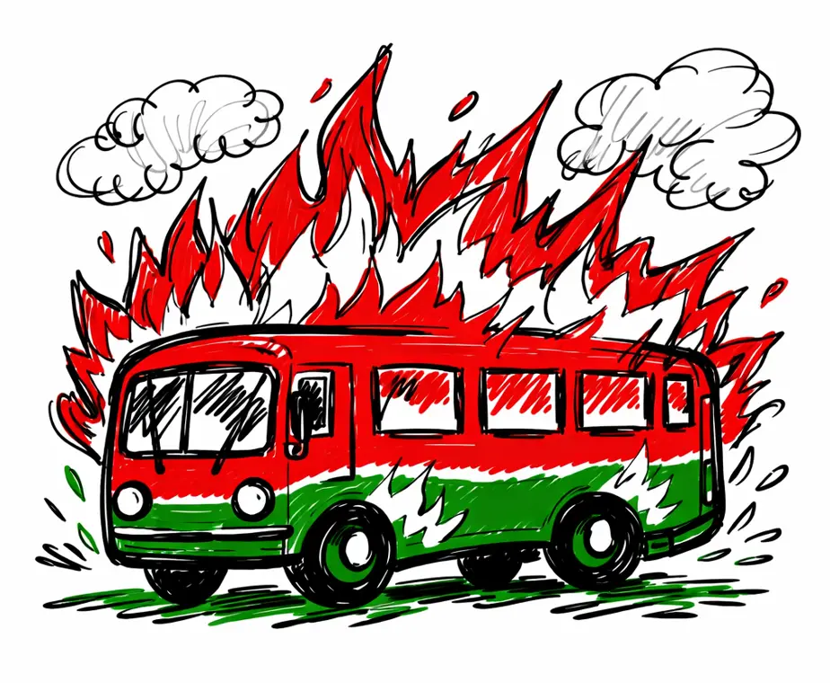 Russia Stages a Bloody Provocation: A Strike on a Bus with Belarusian Children